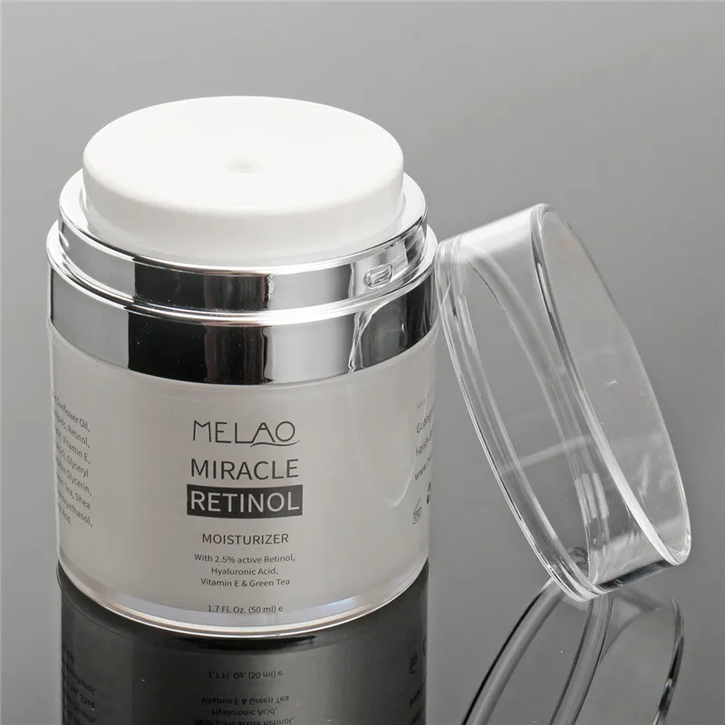 Retinol 2.5% увлажнитель для лица крем против старения и уменьшает морщины и тонкие линии день и ночь Retinol отбеливающий крем
