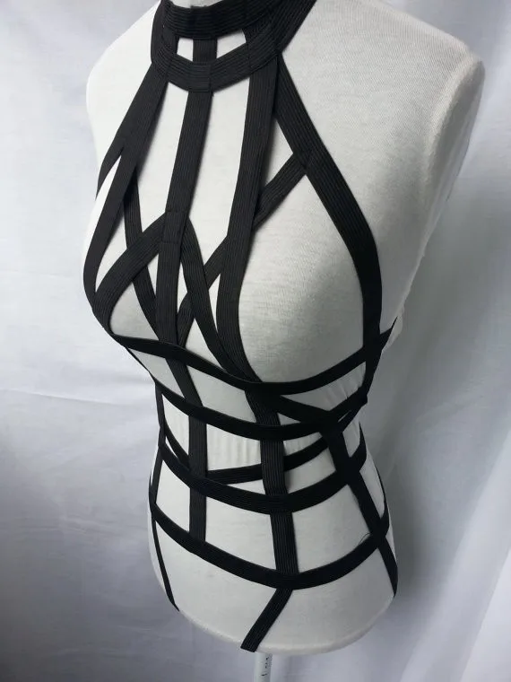 New Fashion Female Gothic Angel set soft elastic bust bra female bound angel |