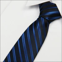 shennaiwei royal blue striped black tie 8 cm formal british style men neckties 2016 gravatas lot wholesale