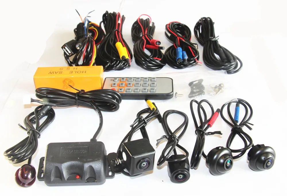 Универсальный Автомобильный видеорегистратор WEIVISION с обзором 360 градусов и видом