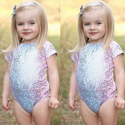 Новинка комплект розового бикини с коротким рукавом для маленьких девочек