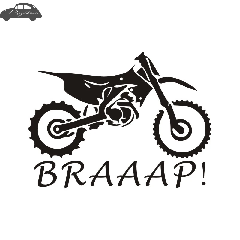 BRAAAP наклейка для мотокросса мотоциклетные плакаты виниловые наклейки на стены