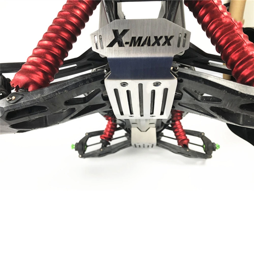 Защита шасси противоскользящая пластина для TRAXXAS X-Maxx Xmaxx 6s 8 s RC автомобилей запасные части из нержавеющей стали защитная рамка Броня
