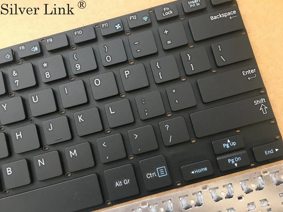 Клавиатура US для Samsung NP915S3G 905S3G NP905S3G 910S3G NP910S3G 915S3G ноутбук клавиатура Раскладка |