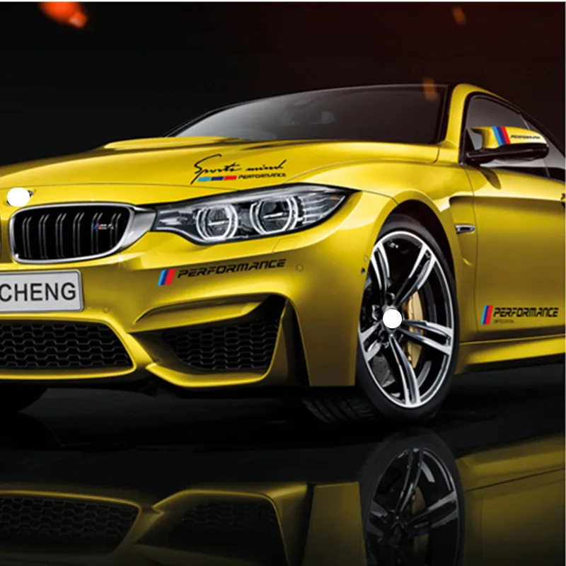 2 шт. Автомобильная Передняя Наклейка на передний бампер и наклейки для bmw e90 e46 e39