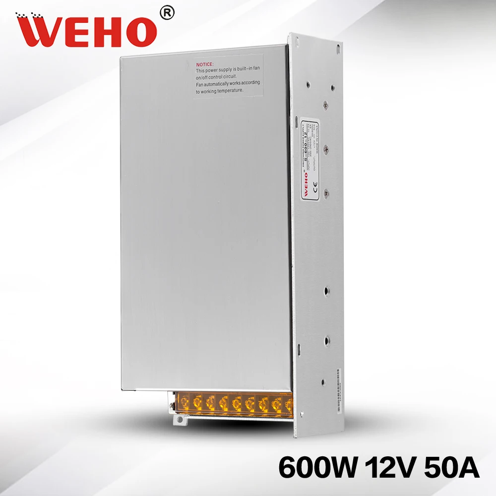 

(S-600-12) Hot sale switching power supply 600w 12v 50a electric power supply 600w 12v