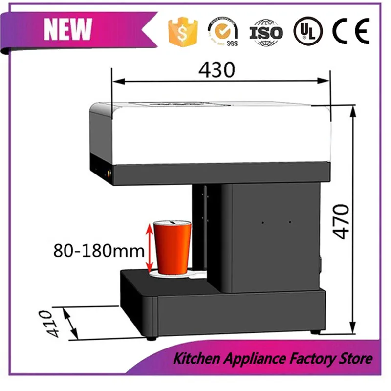2017 г. принтер сделай сам для рисования напитков печенья кремов тортов кофе латте