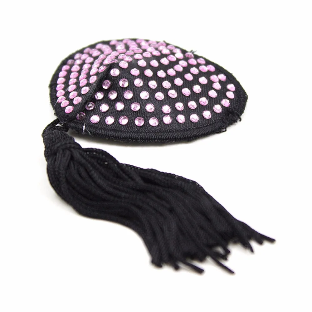 Женская самоклеящаяся Обложка с кисточками и сердечками|bra accessories|nipple pastiesreusable