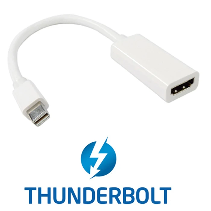

Jimier Thunderbolt порт к HDMI-совместимый Женский адаптер с аудио видео для Mac Book 2011 2012 2013