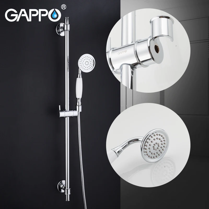 GAPPO Ручной смеситель для душа набор латунная система настенный водопада и дождя