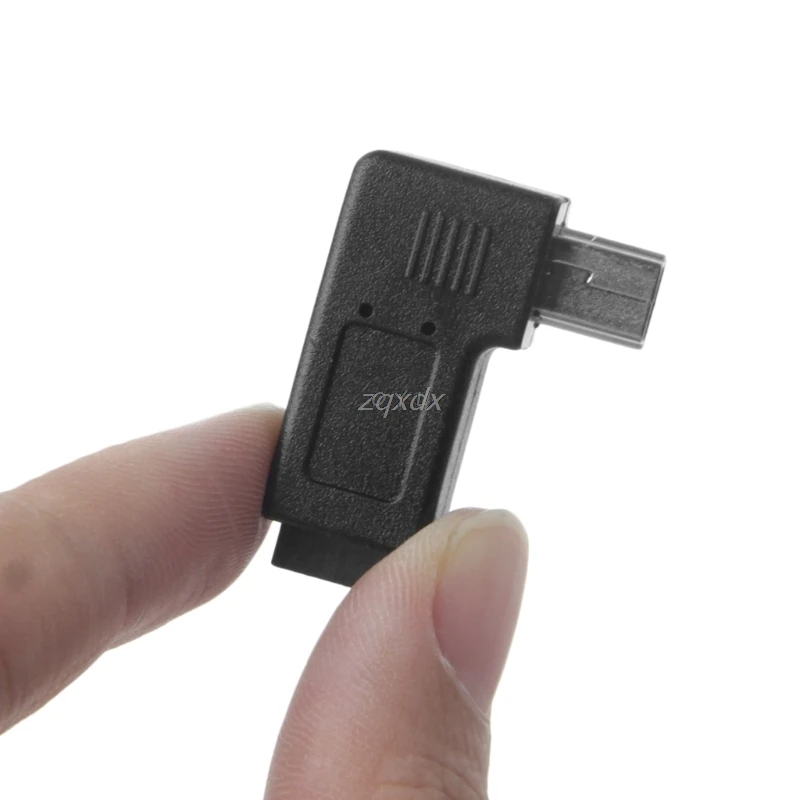 USB Micro 5Pin Female to Mini Male 90 Degree Angle Left / Right Adapter Converter Drop ship | Компьютеры и офис