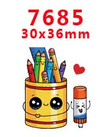 7685 30 шт мультяшный персонаж плоское украшение из смолы PR 7675 - Цвет: 7685