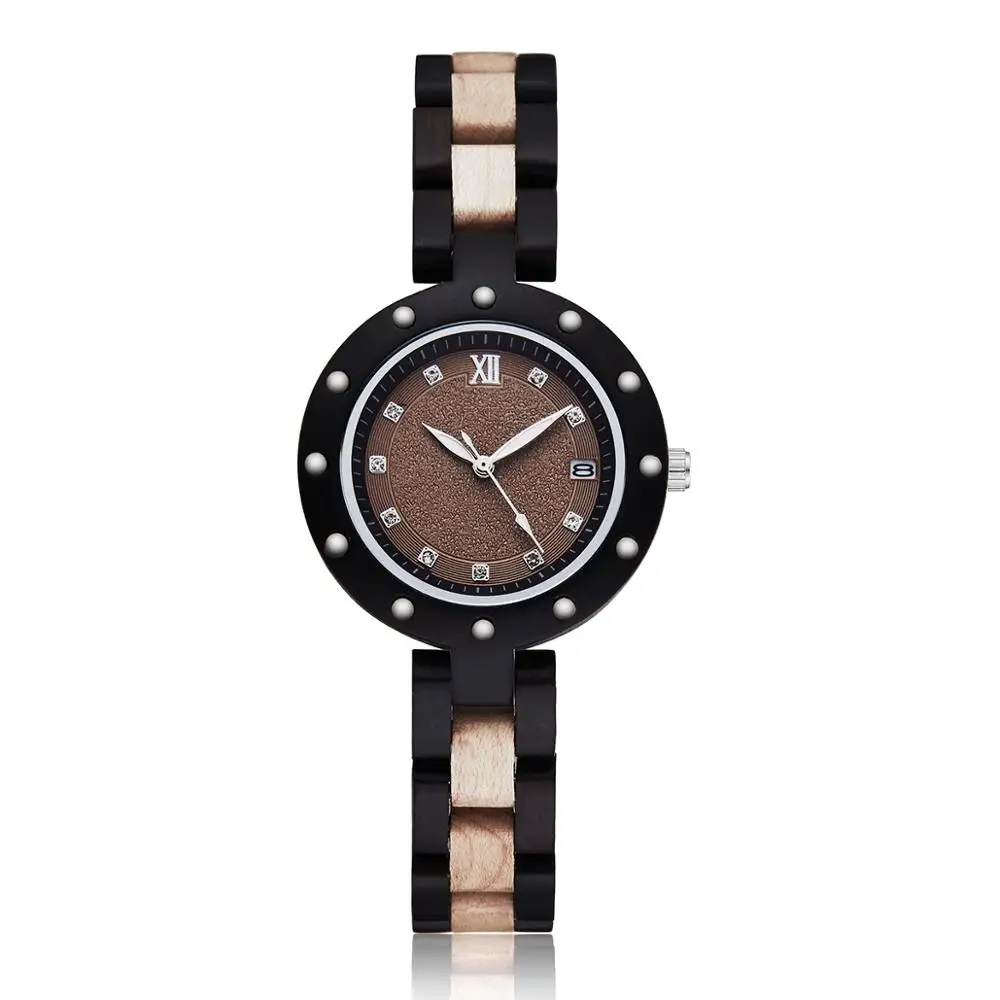 

Natural Wood Watches Women Small Wooden Bracelet Female Quartz Wristwatches Wooden Ladies Watch Retro Clock reloj de madera