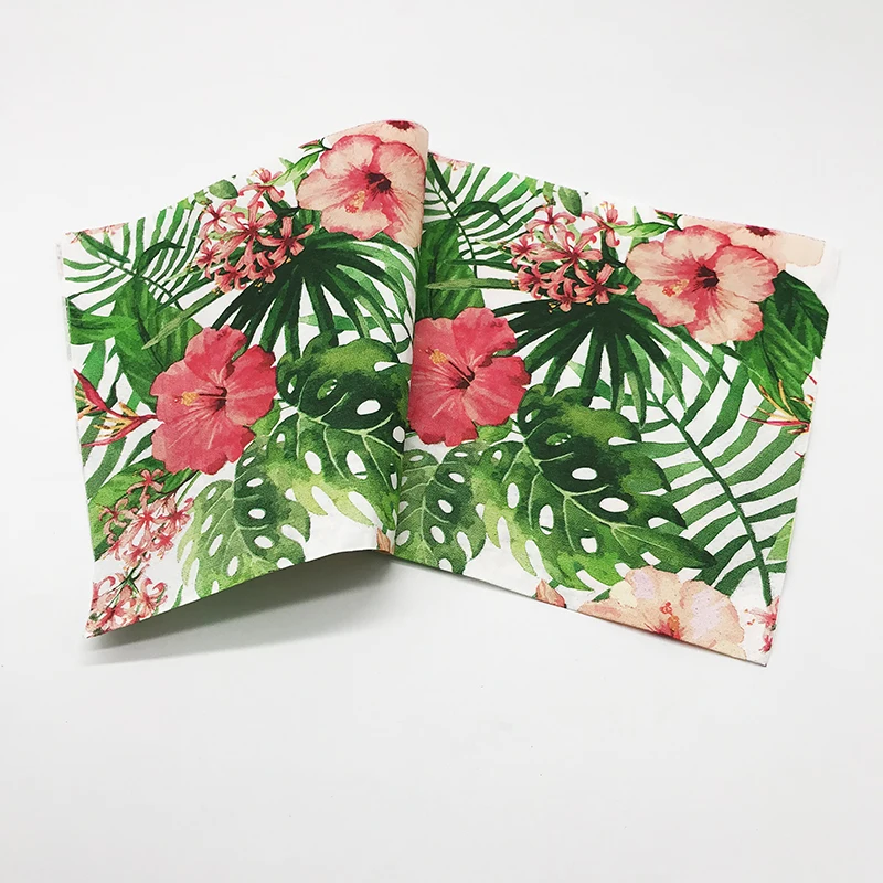 20pcs/lot Flower napkins birthday party decorations Flowers theme paper tissues 33cm*33cm | Дом и сад
