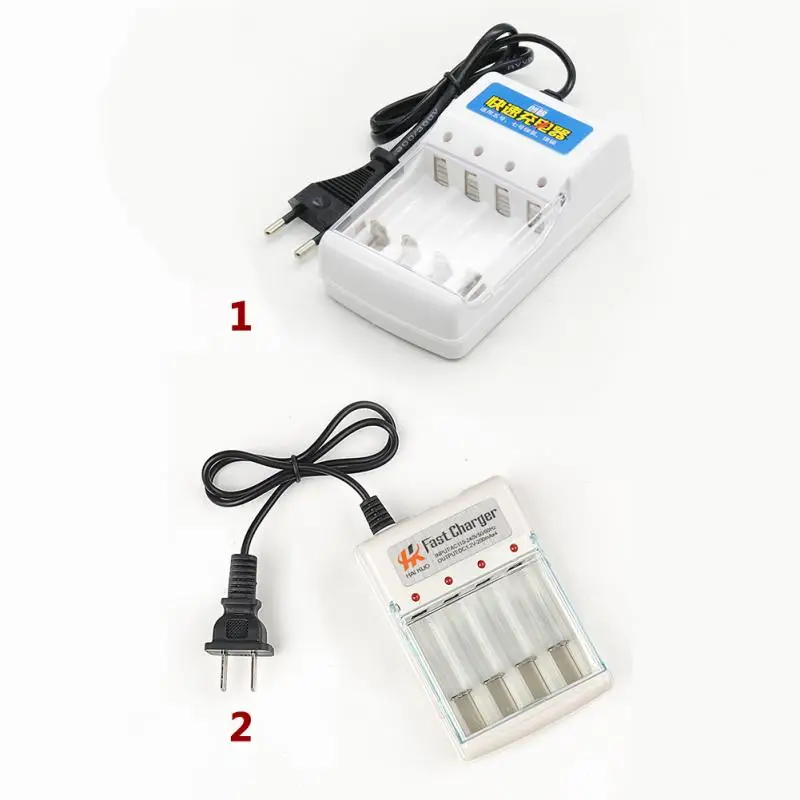 Универсальное зарядное устройство AAA и AA с 4 портами для батарей AC 220 В вилка EU/US