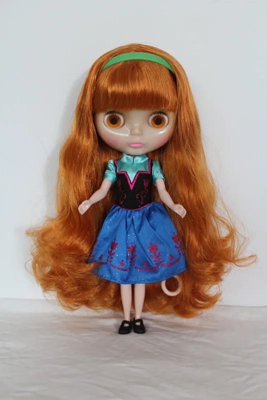 Бесплатная доставка прозрачная Детская кукла сделай сам Обнаженная блайз