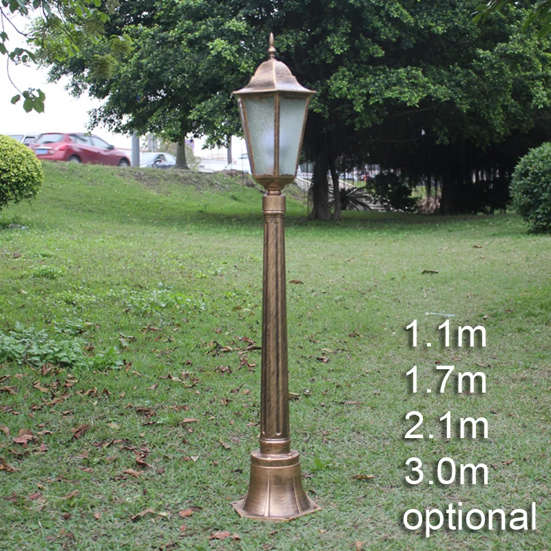 Садовый светильник в британском стиле садовый уличный газон винтажный с