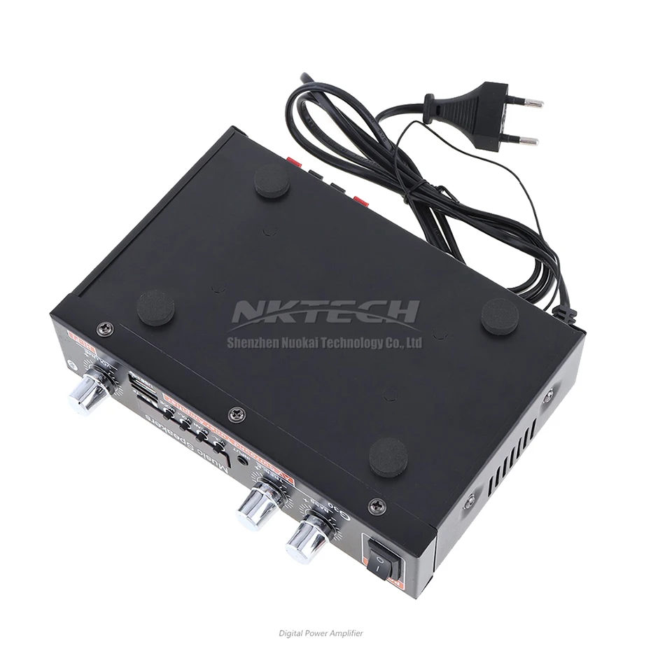 NKTECH NK-G30 усилитель мощности Bluetooth цифровой аудио плеер 2x18 Вт динамик IR Hi-Fi стерео FM DVD SD USB TF MP3 AUX 12 В 220-240 В