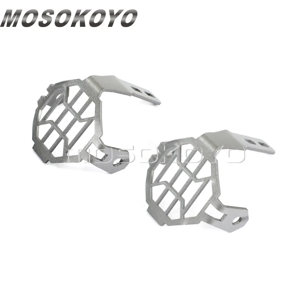Для BMW R1200GS F800GS ADV мотоциклетный серебристый противотуманный фонарь решетка
