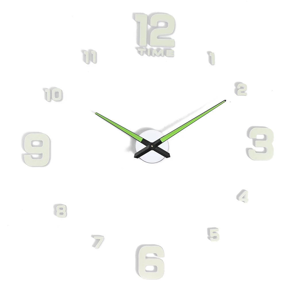 Saat часы цифровые настенные часы Reloj Horloge Duvar Saati Klok Orologio da Parete Wandklok светящиеся 3D большие бесшумные