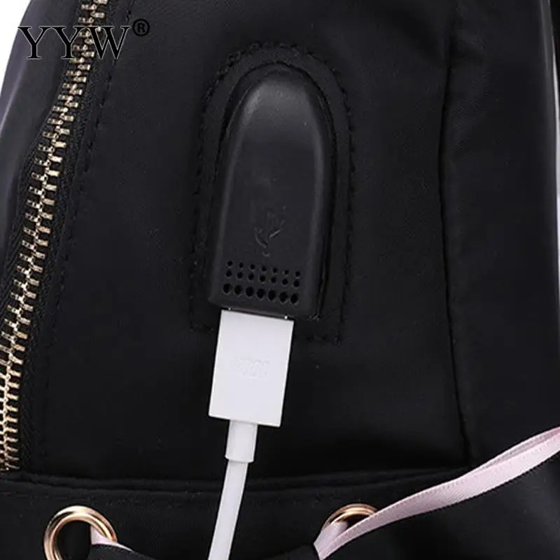 Женский рюкзак с usb-зарядкой для девочек-подростков школьный маленькие