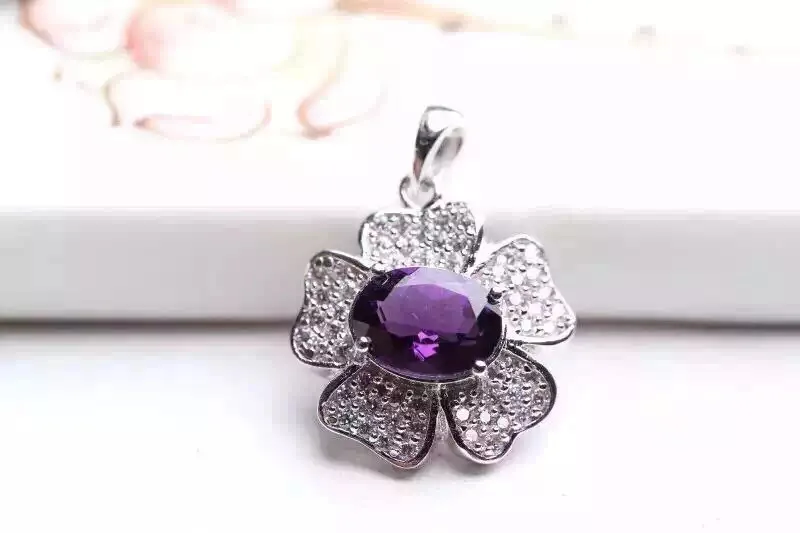 Серьги подвески женские из серебра 925 пробы с натуральным драгоценным камнем|jewelry