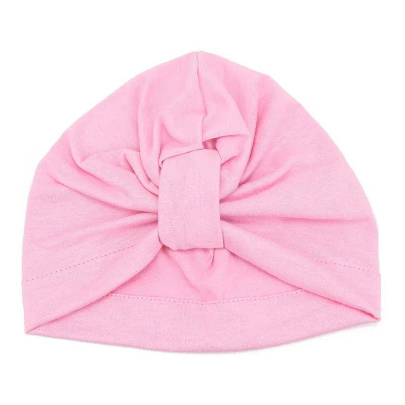 pink hat Весенне-осенняя хлопковая детская шапка для девочек и мальчиков, для новорожденных в богемном стиле, стильная шляпа для малыша, аксессуары для новорожденных, реквизит для фотосессии - Цвет: pink hat