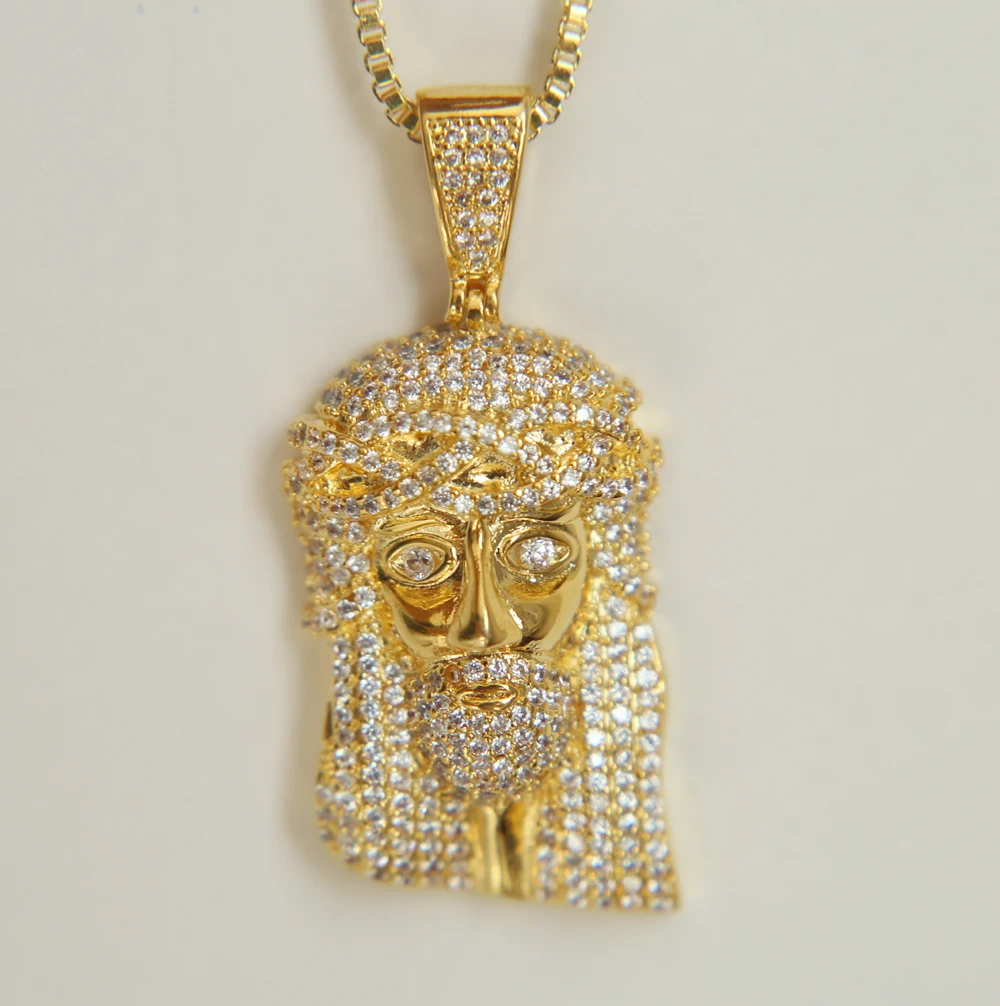 24 дюймовое ожерелье с кубинским золотым наполнителем Мужская цепочка для