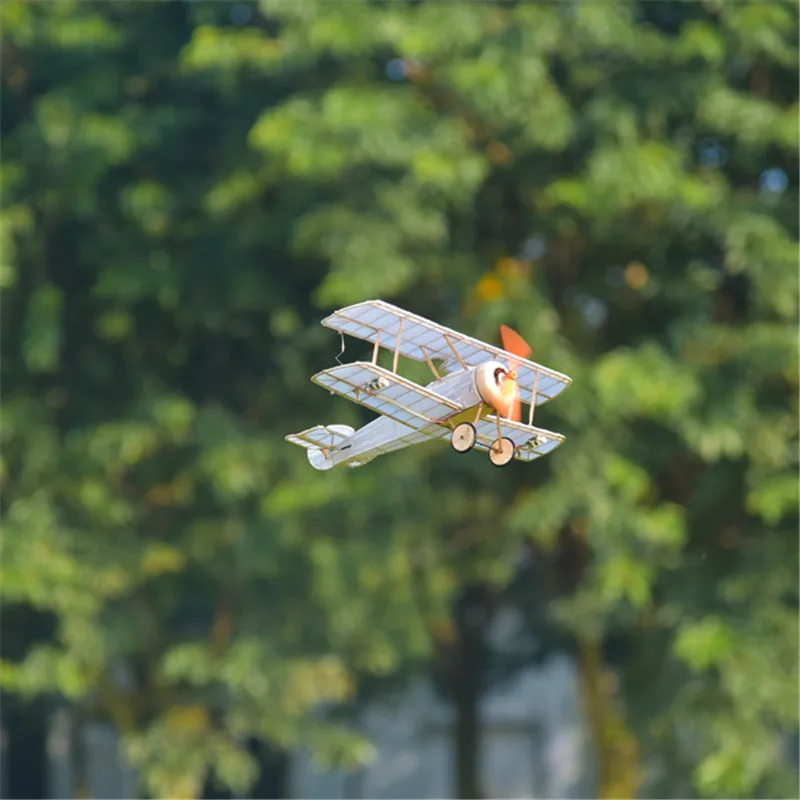 Мини Camel Fighter 380 мм размах крыльев Balsa деревянная лазерная резка RC Самолет набор