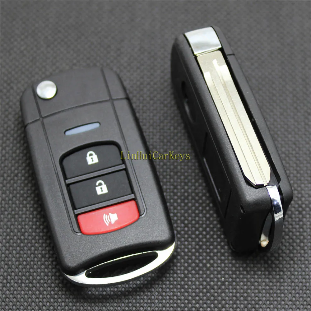 PINECONE Key Case for TOYOTA Car With Uncut Blade 3 Buttons Modified Remote Shell Cover 1 PC | Автомобили и мотоциклы