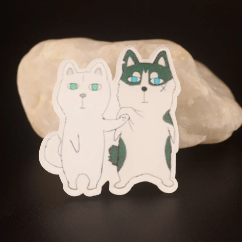 Кошка Собака слон Kawaii мультфильм Животные акриловые значки брошь значки рюкзак «сделай сам» Значки на одежду значок булавки аксессуары