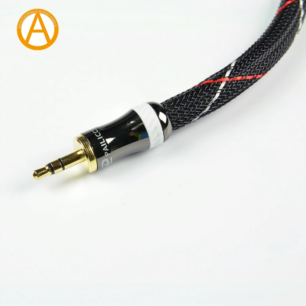 Стерео кабель ANAUDIOPHILE Hi Fi 3 5 мм с разъемом Папа RCA аудиокабель для усилителя Preamp ПК