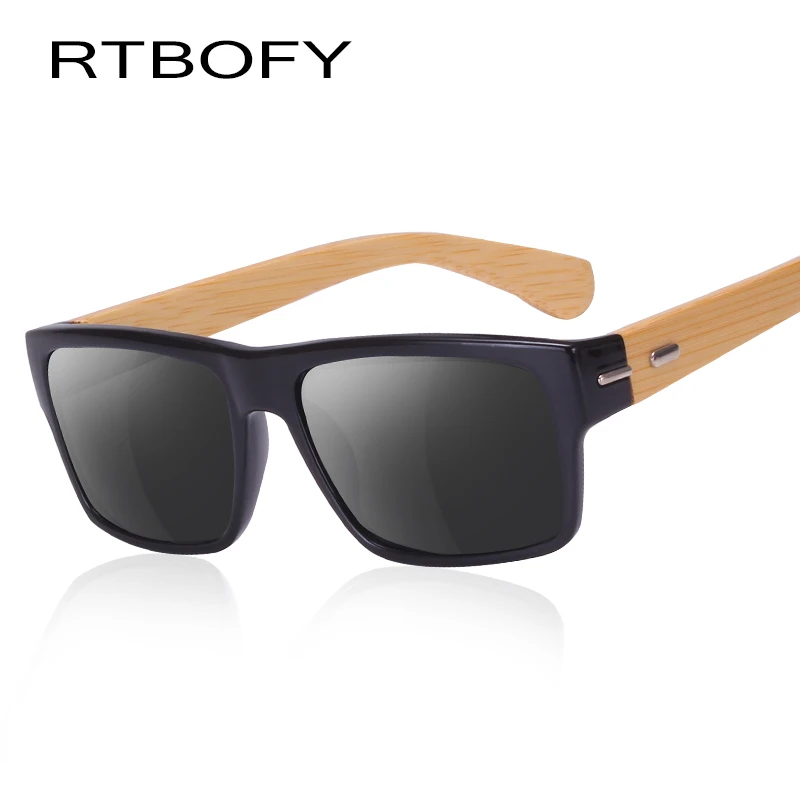 RTBOFY деревянные солнцезащитные очки для женщин и мужчин модные оттенки фирменный
