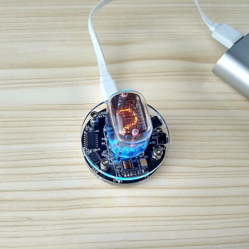 Светодиодные цифровые часы in12 RGB Nixie набор электронных часов настольные в стиле