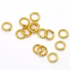 Открытые Кольца DoreenBeads золотого цвета, 5 мм (14 дюйма), продается за лот из 1000 (B16977), иу