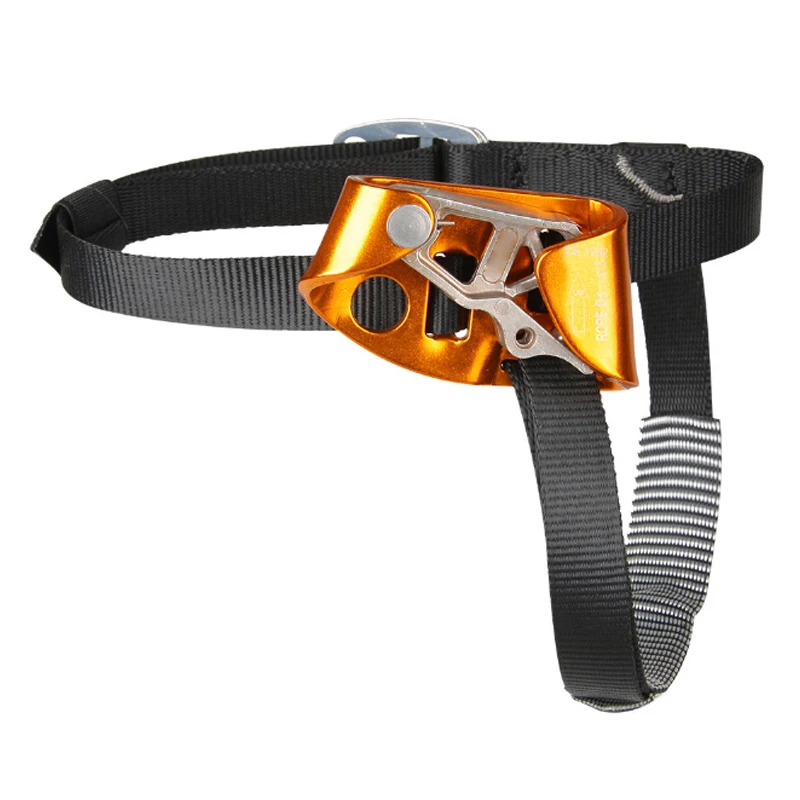 

P64 Outdoor climbing rock climbing/fire/hole rescue/aerial /SRT single rope technology right foot rise Device CE certificati