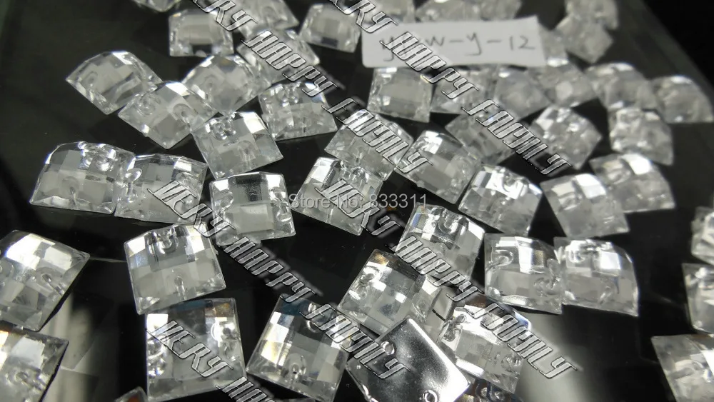 Хороший серебряный Цвет 12 мм Акриловые Свободные Бусины пришить Камни и