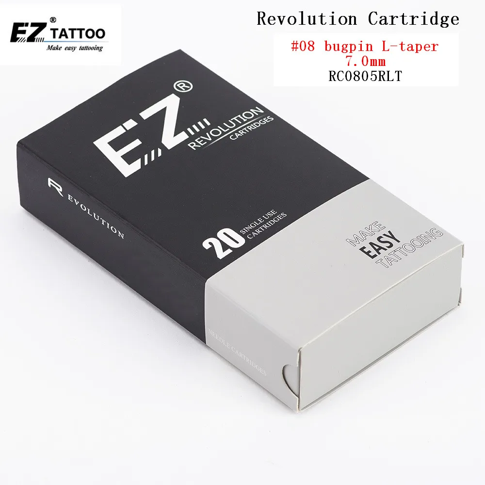 Тату-картридж RC0805RLT EZ Revolution тату-иглы картридж № 08 0 25 мм круглый вкладыш для