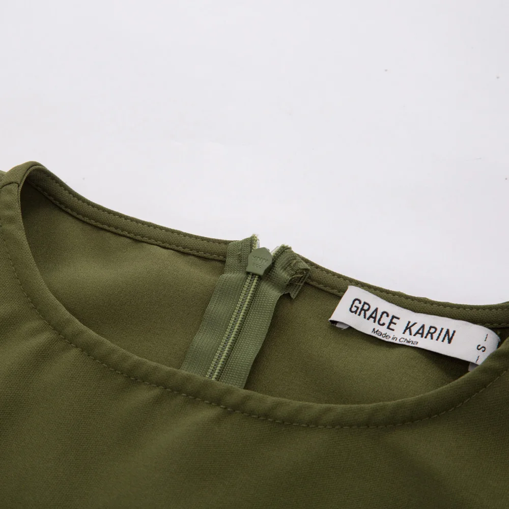 Женское облегающее платье карандаш GK без рукавов с поясом и разрезом