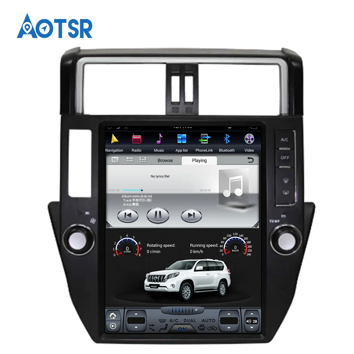 Автомагнитола Tesla без DVD плеера Android 8 GPS навигация для TOYOTA Land Cruiser Prado 150 2010 2013
