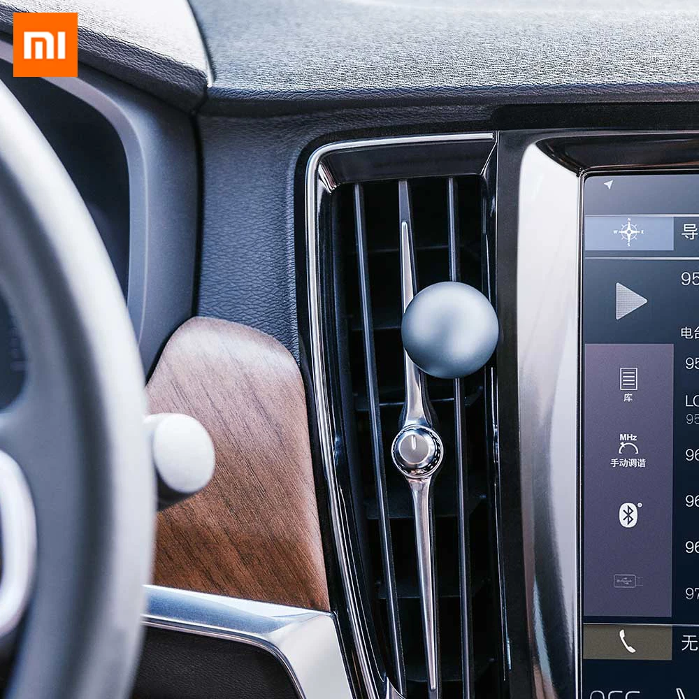 Автомобильный освежитель воздуха Xiaomi Mijia Guildford, лимон, апельсин, духи, алюминиевый сплав, зажим, магнитный диффузор для благовоний