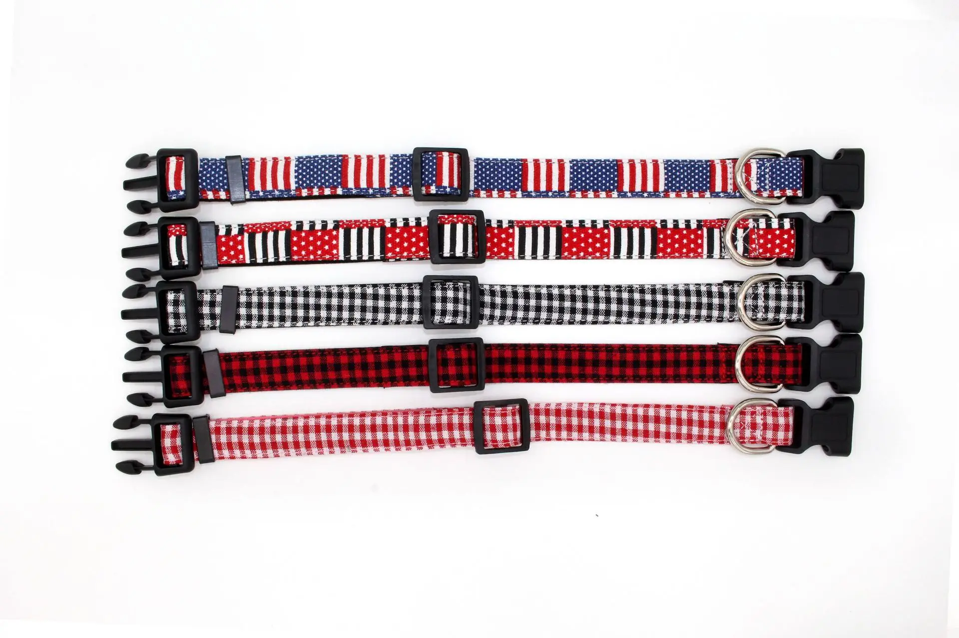 Comwarm Dog Collar Plaid microfiber Puppy Cat Pet Collars For Small Medium large Dogs Multicolor Fashion Style with Buckle | Дом и сад
