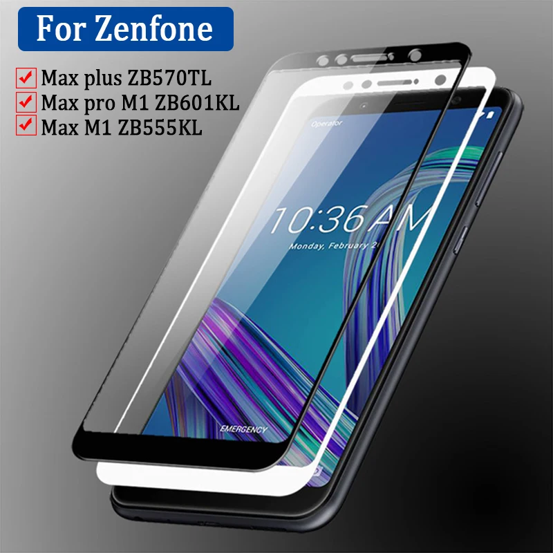 Стекло для ASUS Zenfone max plus ZB570TL pro m1 ZB601KL ZB555KL защита экрана 2.5D Закаленное стекло