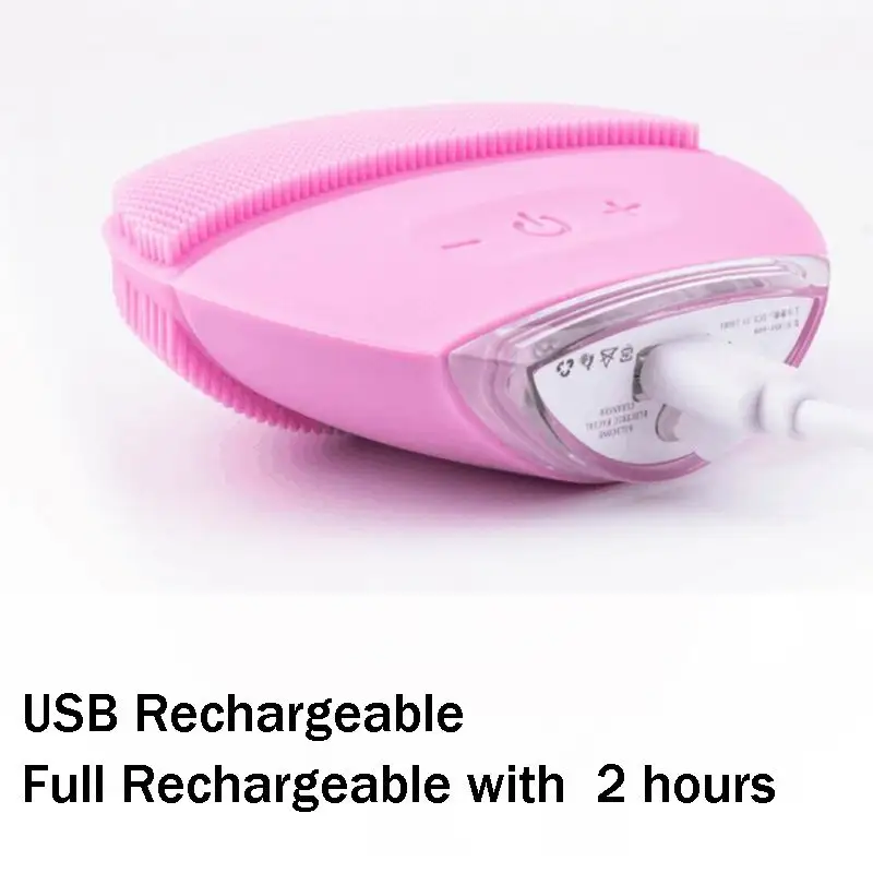 Создаём новые USB щетка для чистки лица звуковую вибрацию мини Cleaner силиконовые