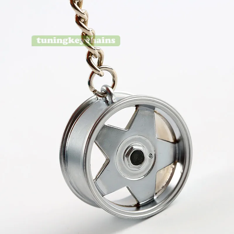 Набор из 5 шт. новый автомобильный спортивный ободок для колеса мини брелок