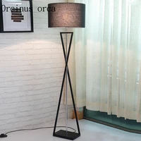 living room floor bedroom nordic minimalist modern creative personality iron retro vertical desk lamp postage free