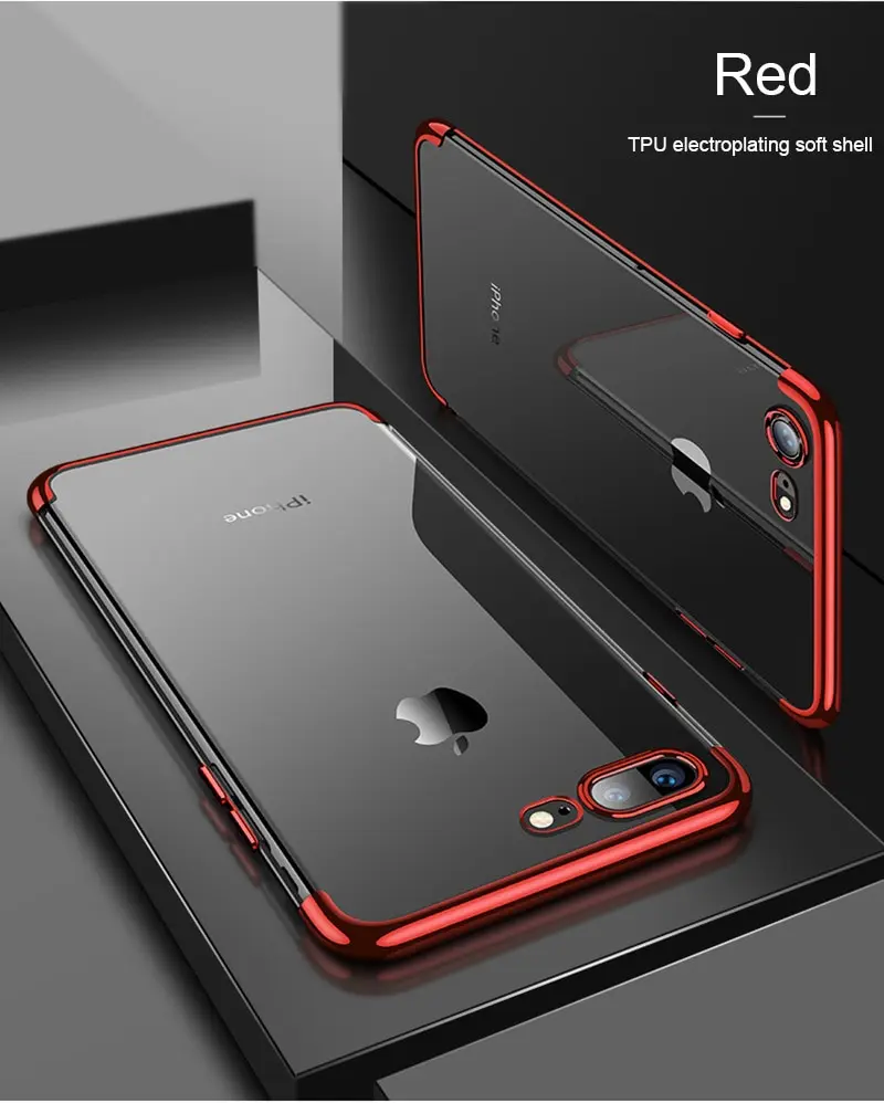Прозрачный мягкий чехол с цветным покрытием для iPhone 12 mini 12pro 11 Pro Max Ультратонкий XR