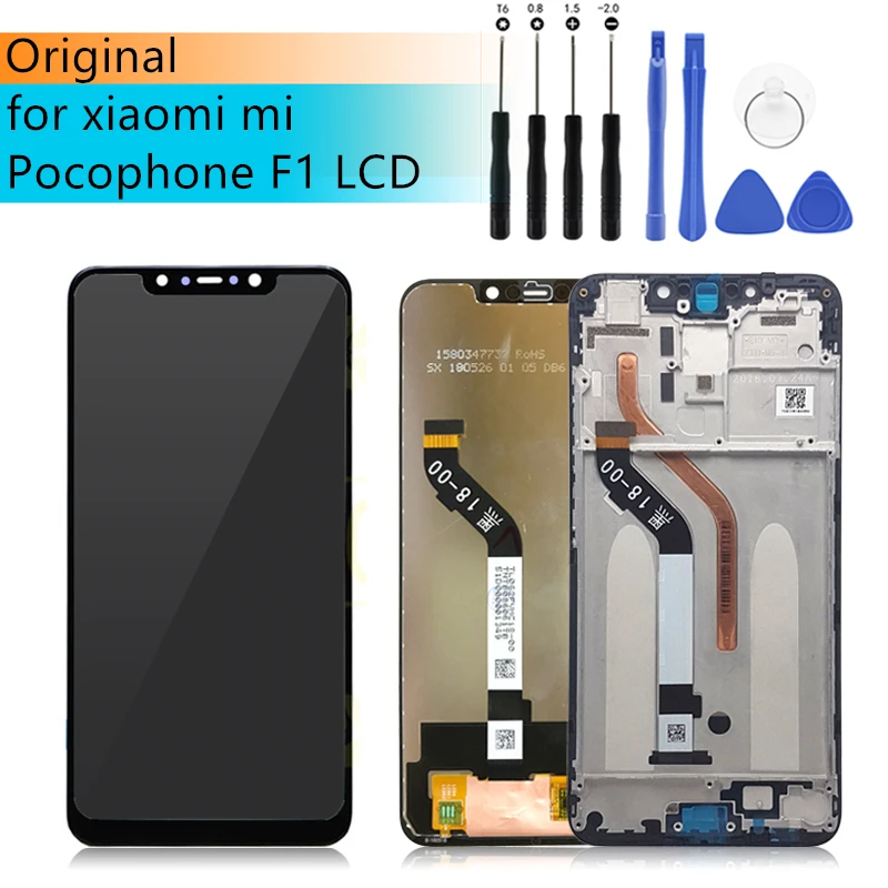Оригинальный Для xiaomi Поко F1 ЖК-дисплей Дисплей Сенсорный экран планшета