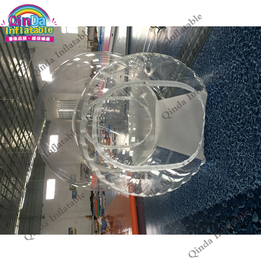Высокое качество надувной прозрачный ПВХ 4 м купол открытый тент для