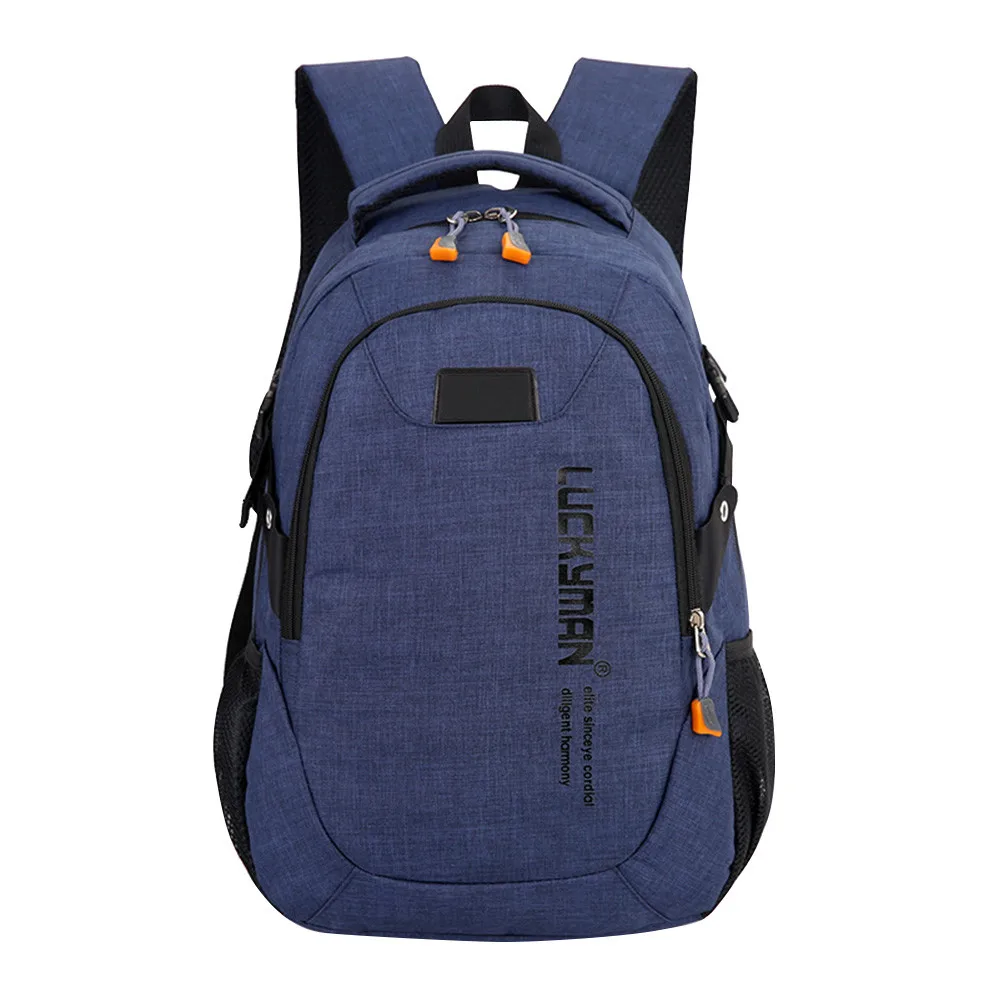 dark blue Мужской рюкзак Оксфорд мужская дорожная сумка рюкзаки модные мужские и женские дизайнерские студенческие сумки Сумка для ноутбука вместительный рюкзак - Цвет: dark blue